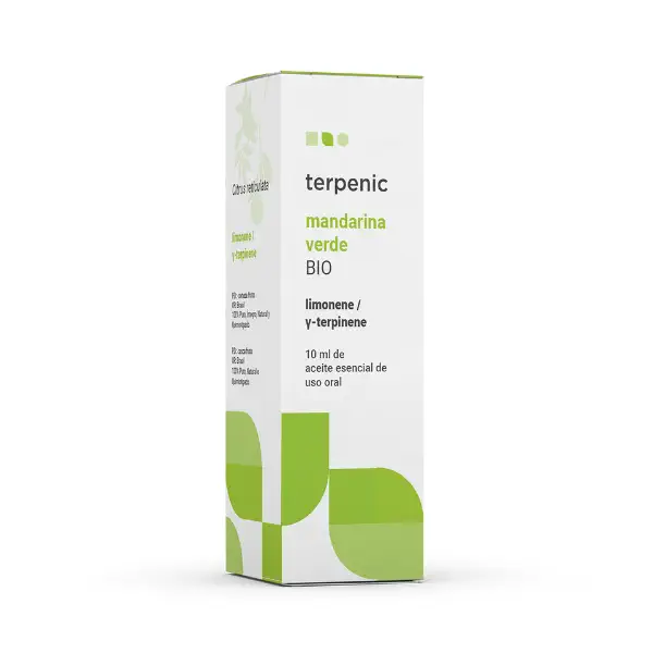 Aceite Esencial de Mandarina Verde, 10ml, Terpenic