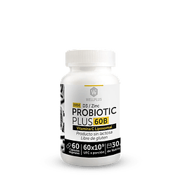 Probiotic Plus 60b IMM, 60 Cápsulas, Wellplus