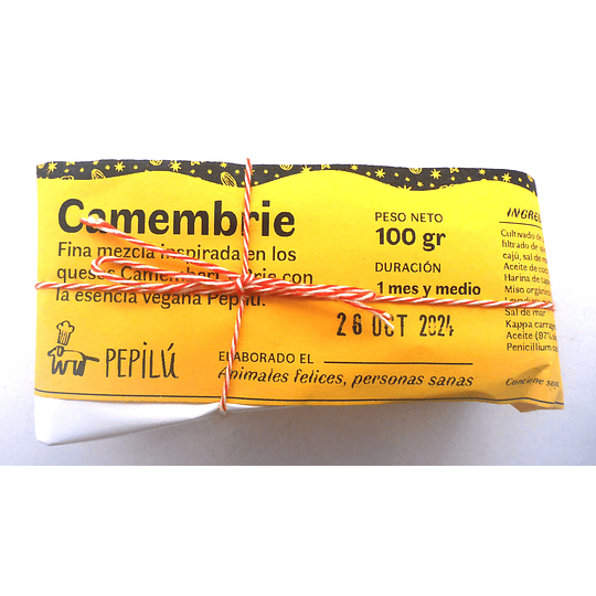 Camembrie, vegano, 100g, Pepilú