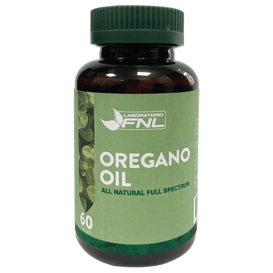 aceite de orégano, 60 cápsulas,  FNL