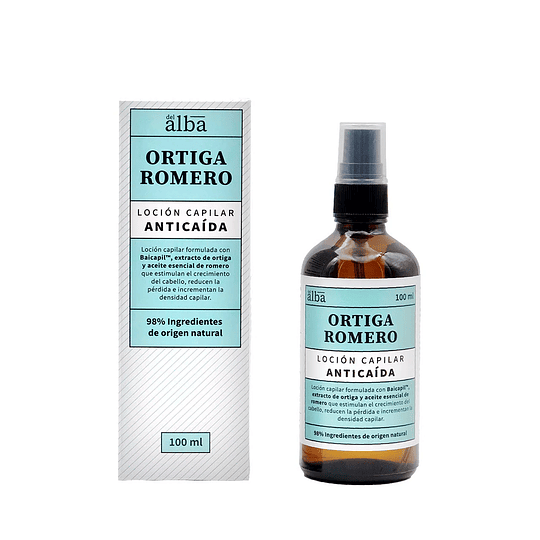 Loción Capilar Anticaída Ortiga/Romero, 100ml.  Apicola de Alba