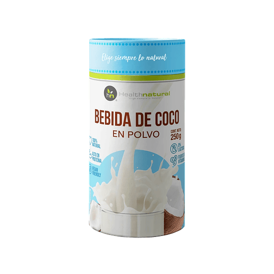 Bebida de Coco, en polvo, 250g, Health Natural