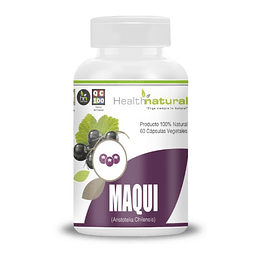 Maqui en cápsulas, 500mg, 60 cápsulas, Health Natural