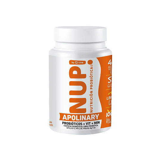 PROBIÓTICOS NUP!® APOLINARY 45 Billones x 30 caps, NUP!