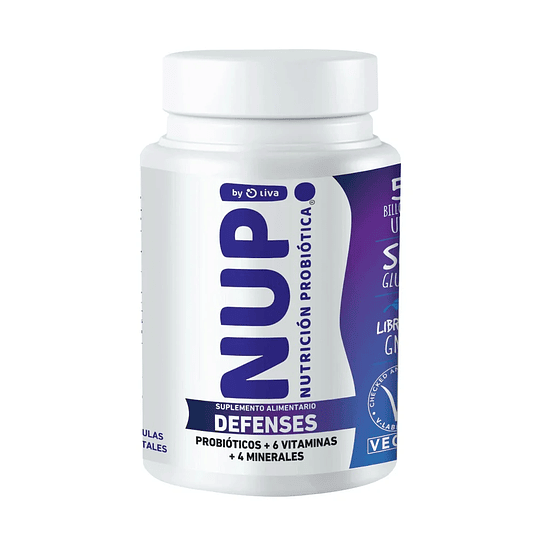 PROBIÓTICOS NUP!®DEFENSES, 60 cápsulas, NUP!