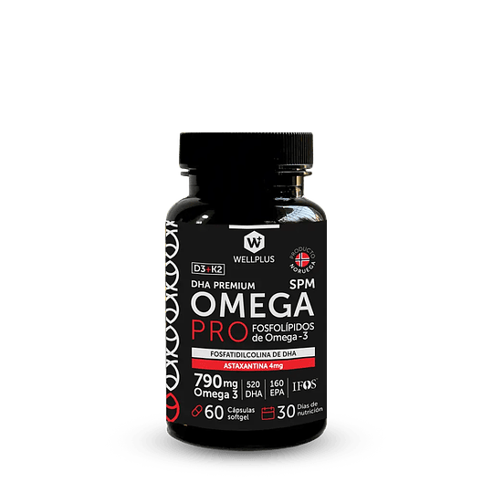 Omega Pro, 60 Cápsulas, Wellplus