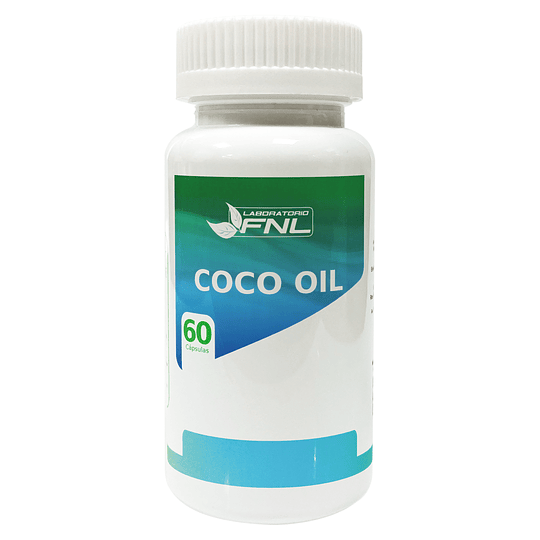 COCO OIL,  ACEITE DE COCO, 500 mg, 60 cápsulas, FNL