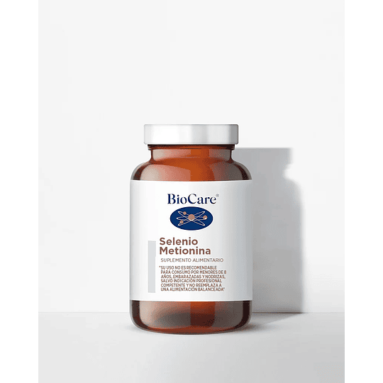 Selenio Metionina, 60 cápsulas, Biocare