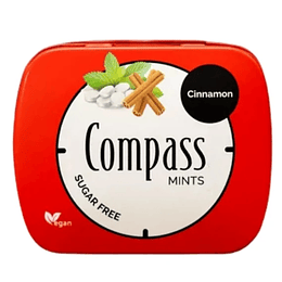 Mentitas Canela, Cinnamon 14g, Compass, caramelos