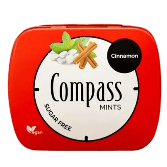 Mentitas Canela, Cinnamon 14g, Compass, caramelos
