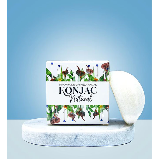 Esponja Konjac natural, HBM