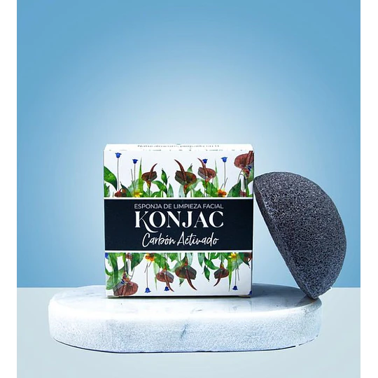 Esponja Konjac carbón activo, HBM