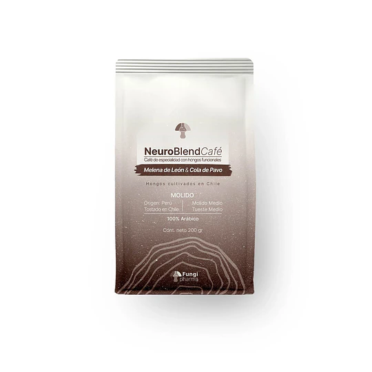 Neuroblend café, 200g molido, Fungi Pharma