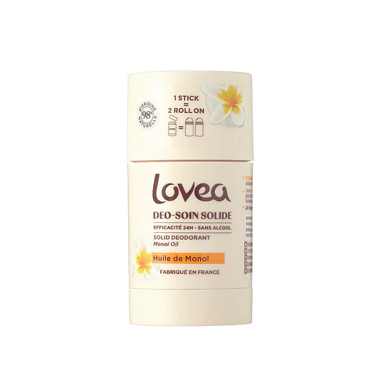 Desodorante Sólido Aceite de Monoi, 50g, Lovea