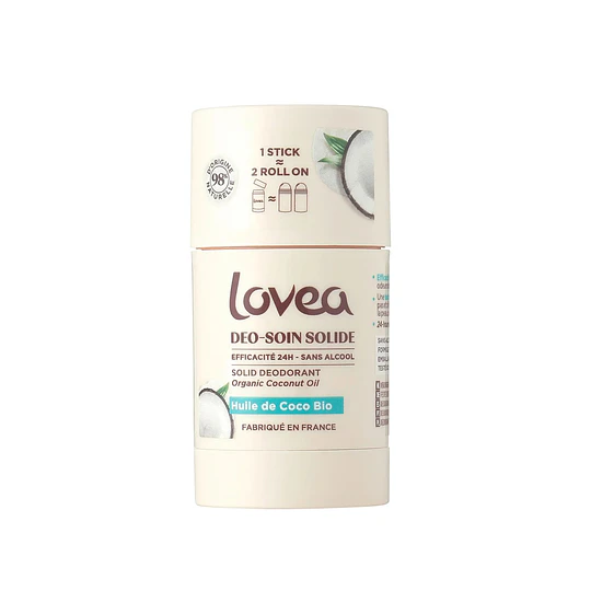 Desodorante Sólido Aceite de Coco Bio, 50g, Lovea