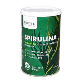 Spirulina orgánico, 230g, brota