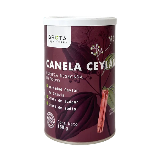 Canela Ceylan En Polvo, 150g, Brota