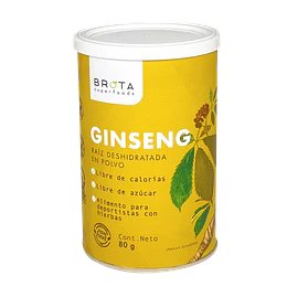 Ginseng, en polvo,  80g, Brota