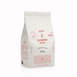 Lenteja chilena 600g, sin gluten, cosecha justa