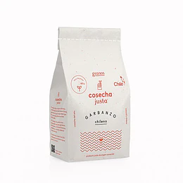 Garbanzo con piel chileno 600g, sin gluten, cosecha justa