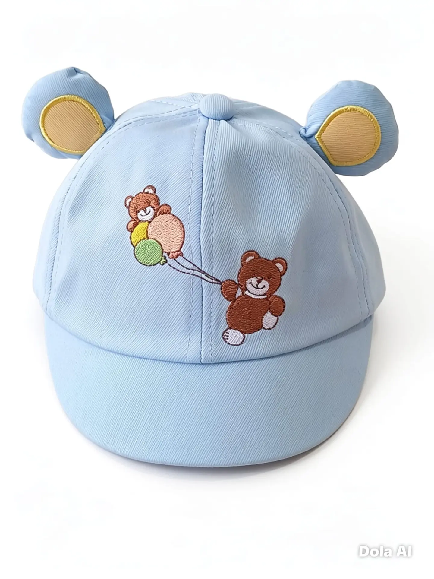 Gorrito Bebé Osito Celeste 2