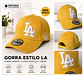 Gorra estilo LA - Diseño Urbano Mostaza  - Miniatura 1