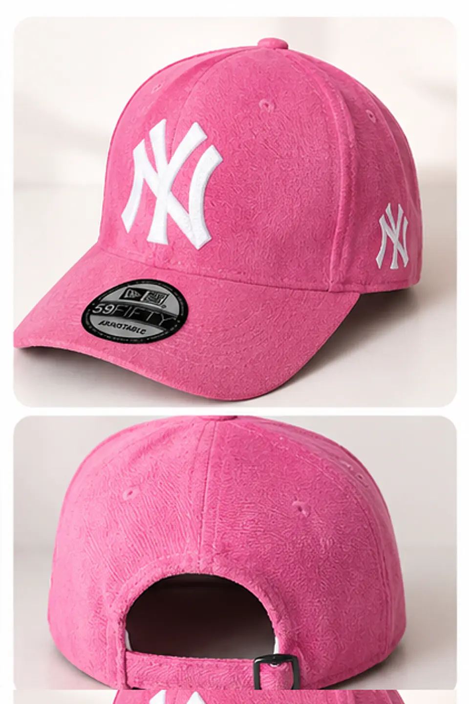 Gorra Estilo NY - Diseño Urbano Rosado 3