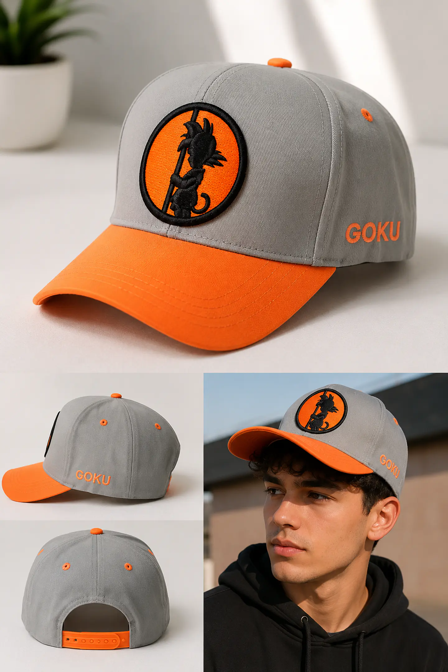 Gorra Estilo Anime de Goku Urbano 3