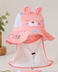 Sombrero de Conejita con Tapa Cuello 2 en 1 - Miniatura 3