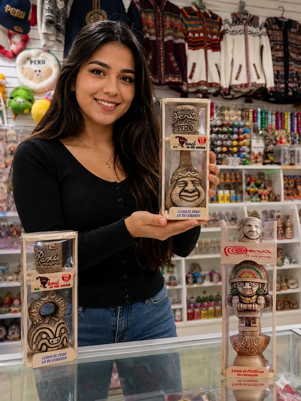 Botellas Artesanales de Perú con Pisco 1