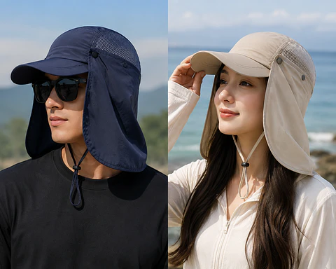 Gorra con capa