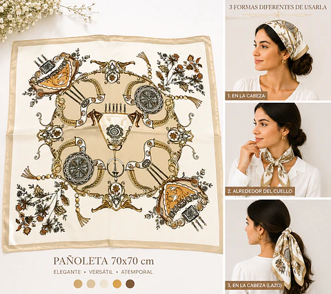 Pañoletas 70x70 Satinadas
