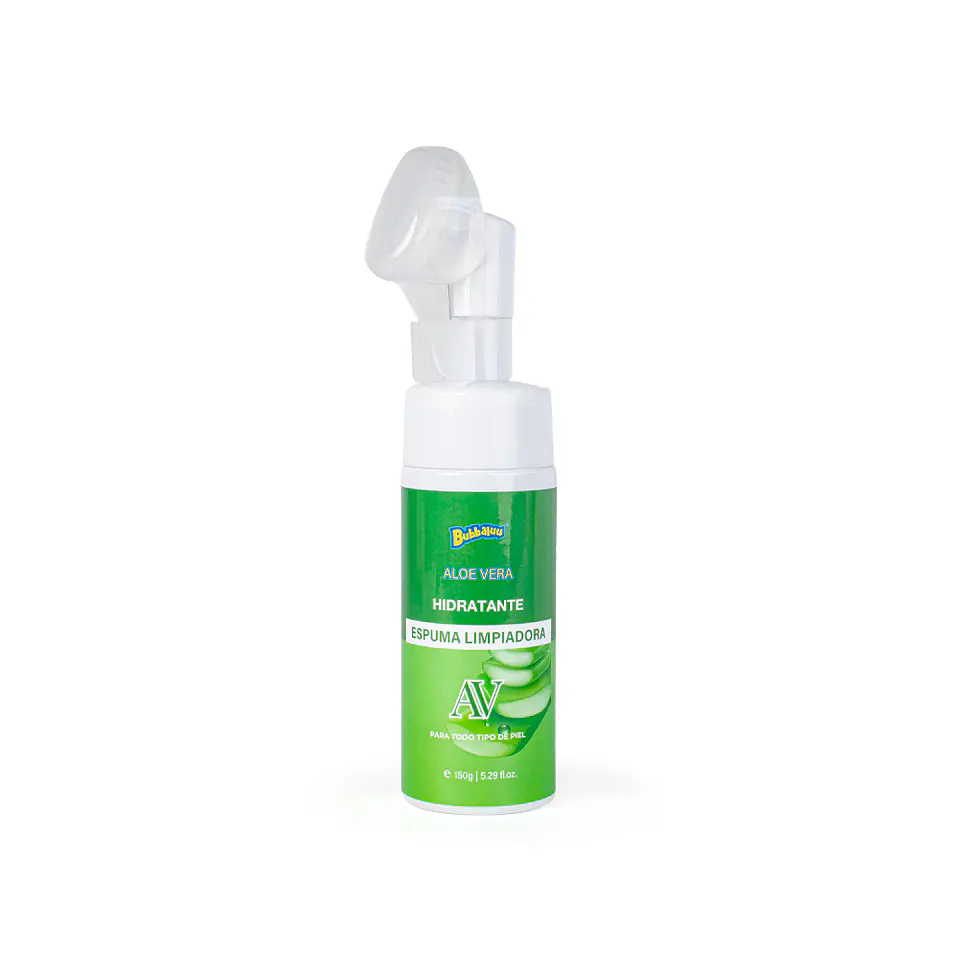 Espuma limpiadora aloe vera Bubbalu  1