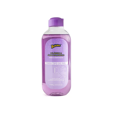 Tónico hidratante colágeno y acido hialuronco Bubbalu 400g