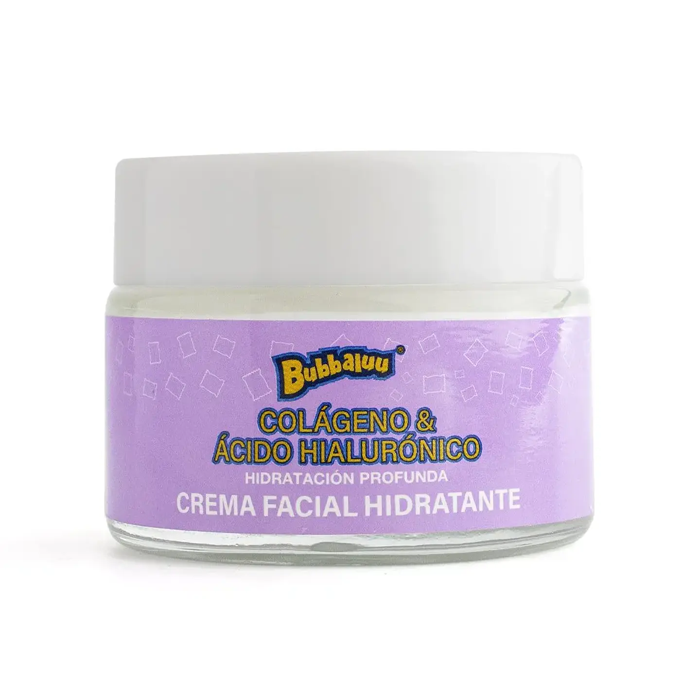 Crema facial hidratante colágeno y ácido hialurónico Bubbaluu  1