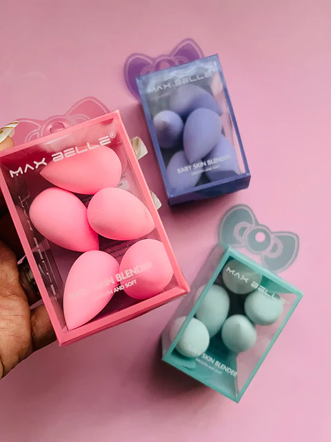 Set de esponjas baby skin blender max belle 