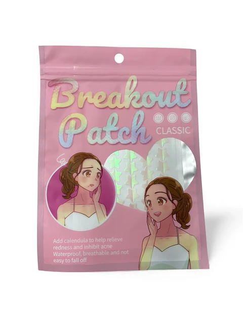 Parche anti acne con figuras 