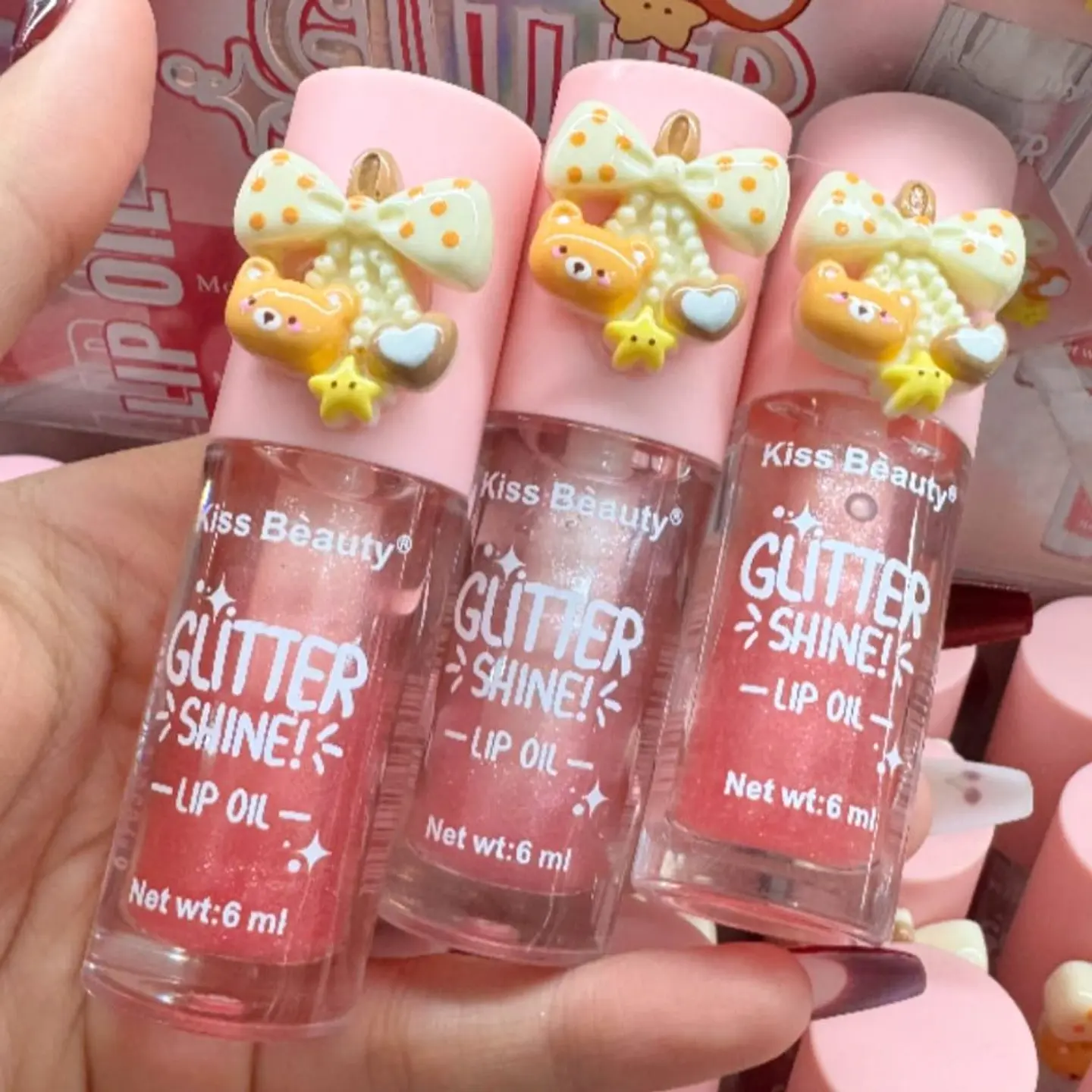 Lip Gloss Glitter Shine Osito  1