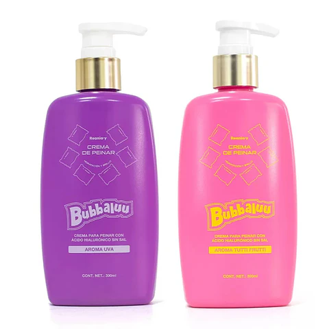 Crema Para Peinar Cabellos Rizados Bubbaluu 300 ml 