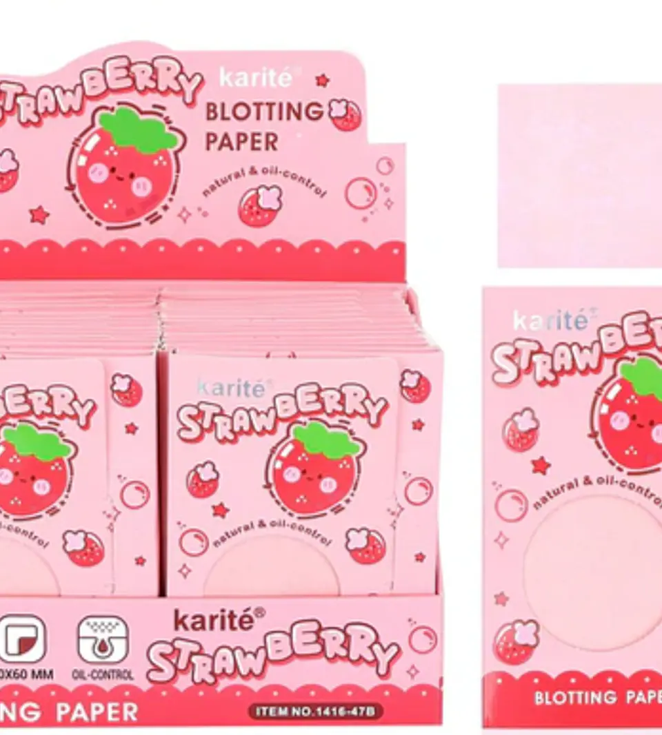 Papel absorbente karite 100pcs 1