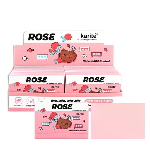 Toallitas absorbentes de grasa karite 100pcs