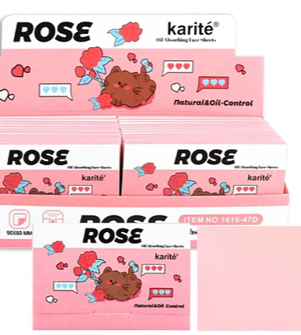 Toallitas absorbentes de grasa karite 100pcs 1