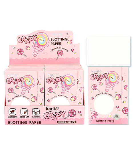 Papel absorbente karite 100pcs