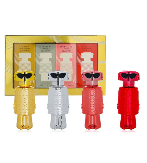 Set de 4 fragancias miniatura dupe Fame de Paco Rabanne