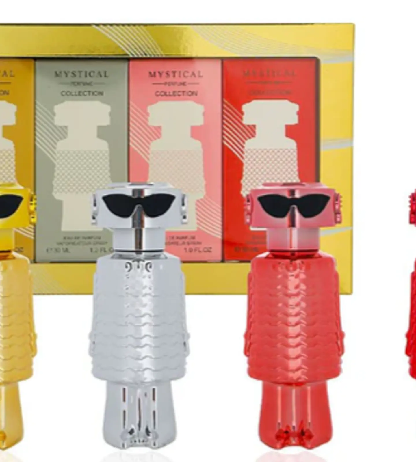 Set de 4 fragancias miniatura dupe Fame de Paco Rabanne 1