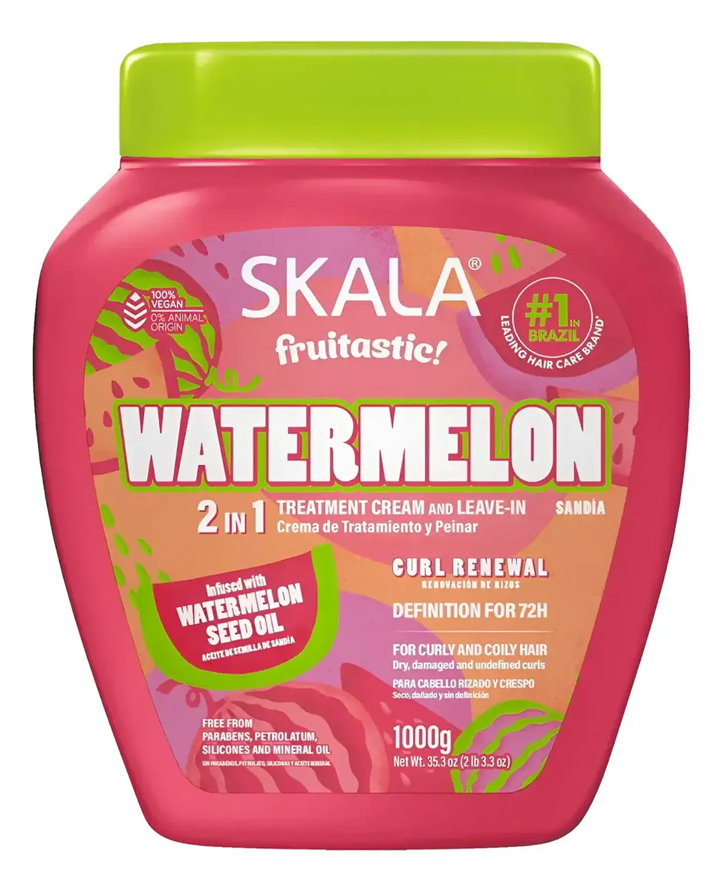 Mascara Skala Watermelon 2en1 Fruitastic Definicion 1000g 2
