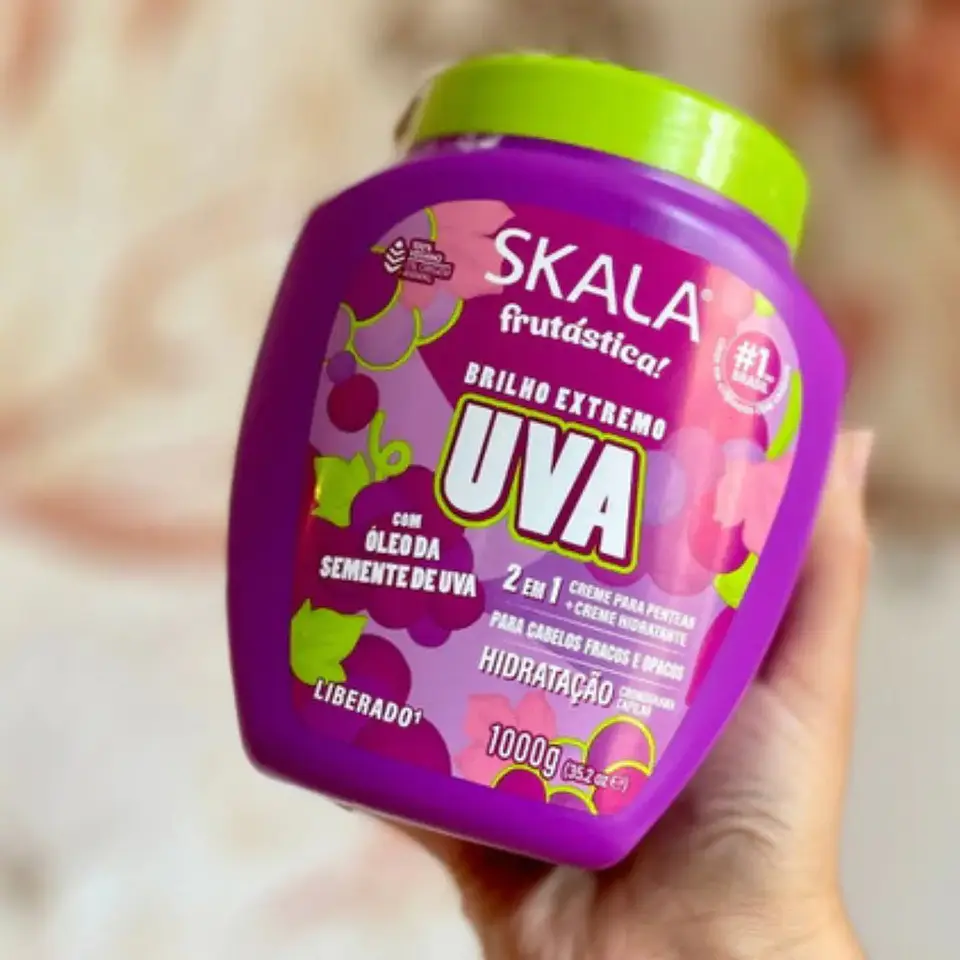 Máscara y crema de peinar skala 2 en 1 Uva 1kg 1