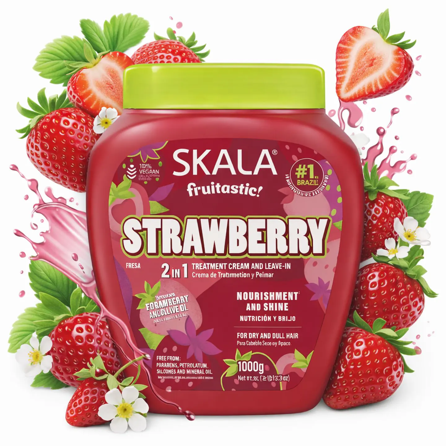 Mascarilla Capilar Skala Srawberry Frutastica 1000G 1