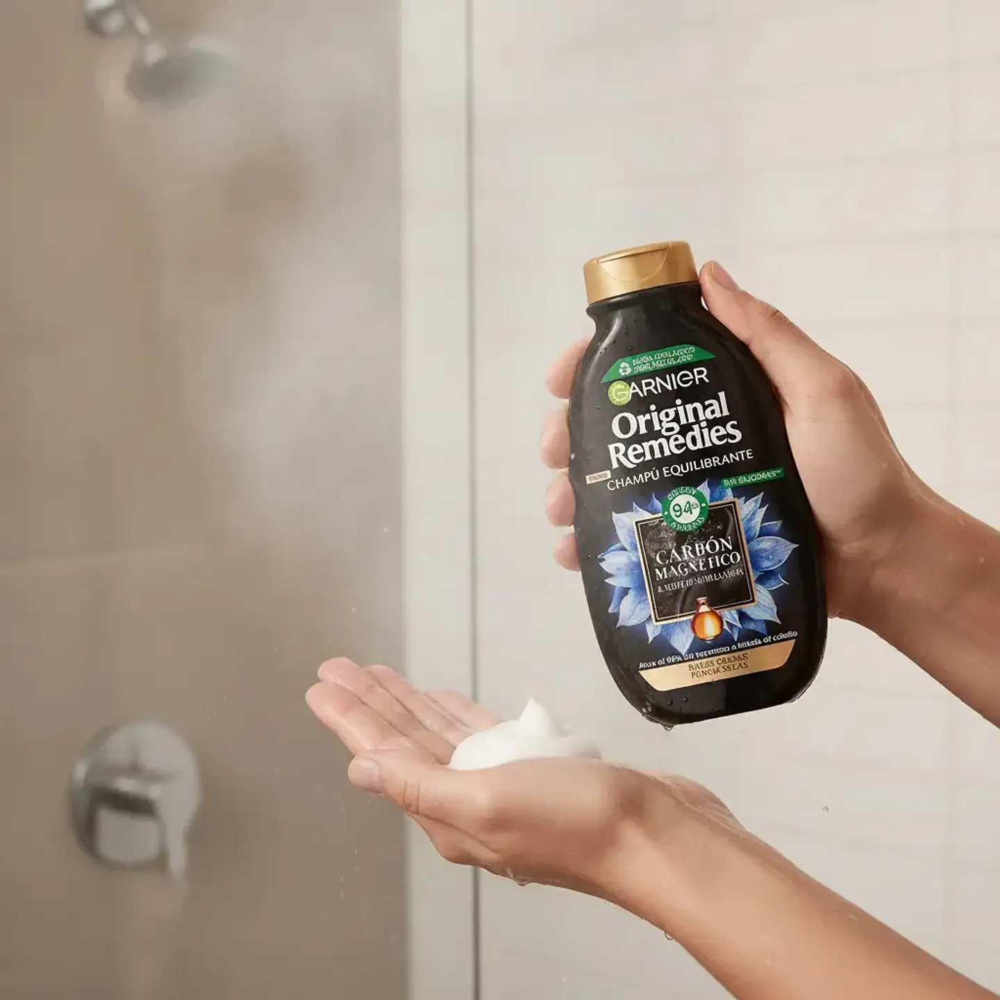 Shampoo Original Remedies Carbón Magnético 300ml 2