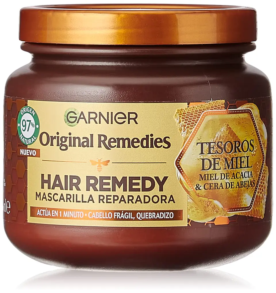 Garnier Original Remedies Mascarilla Miel, 340ml 1